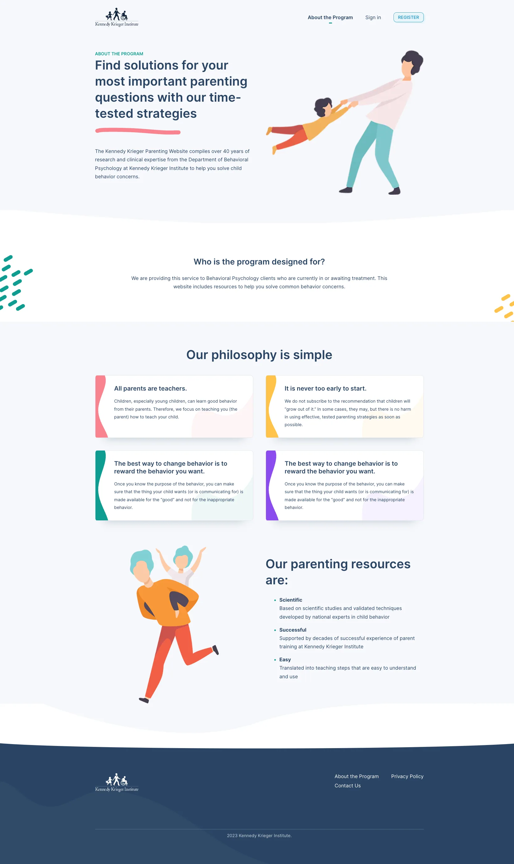 About page screenshot