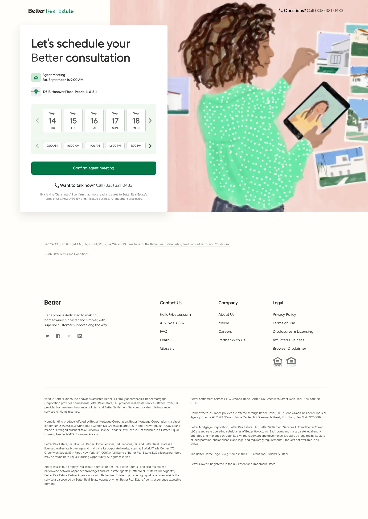Consultation page