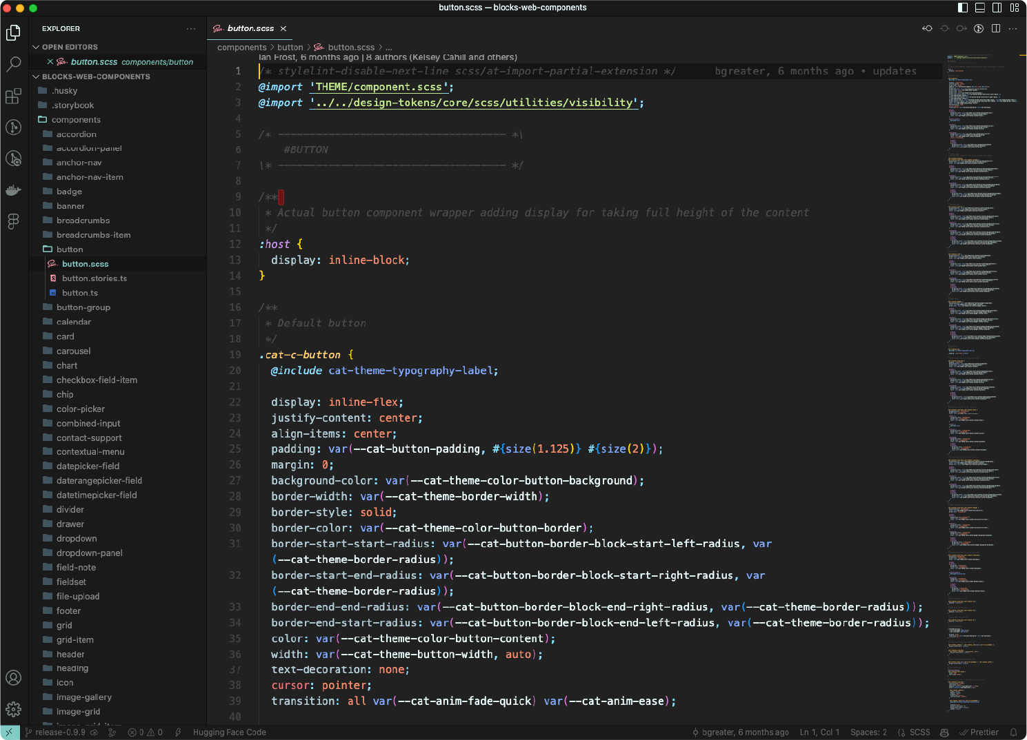 Code editor screenshot