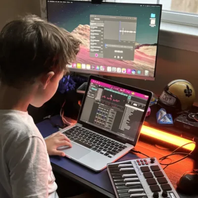 Benny producing music