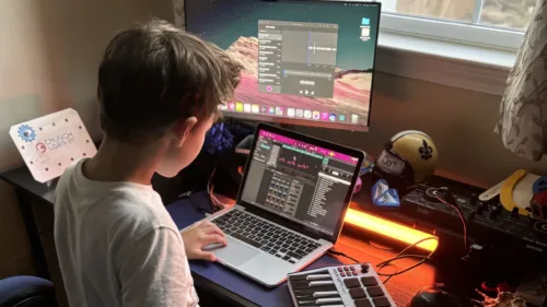 Benny producing music